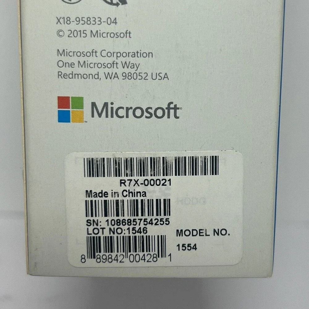 Microsoft Surface Mini DisplayPort to VGA Adapter R7X-00021 Model 1554